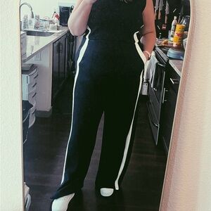 Spanx Black and White Women's Jumpsuit